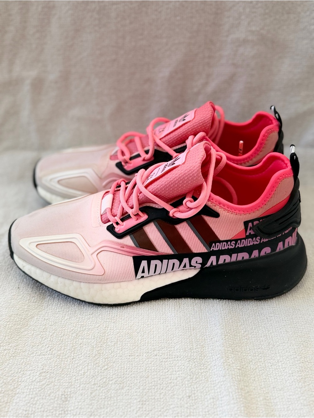 adidas Pink Ombre ZX Running Sneakers - Picture 4 of 5